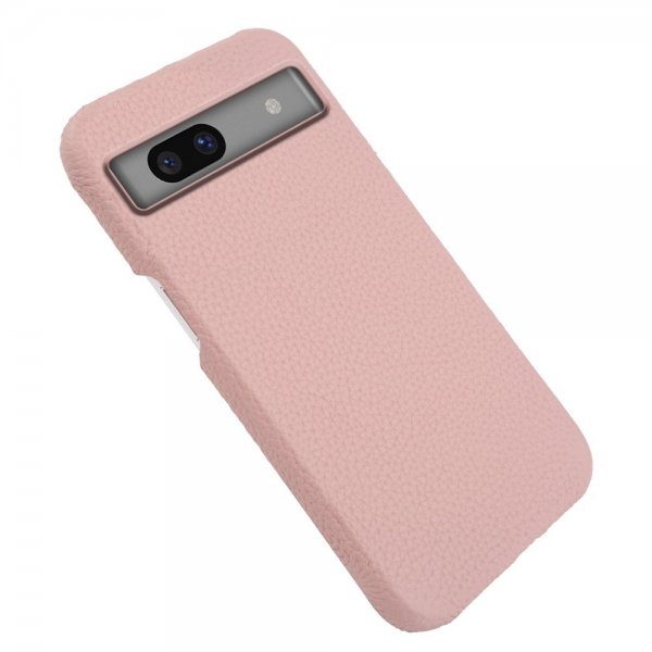 Google Pixel 7a Kuori Aito Nahka MagSafe Pinkki