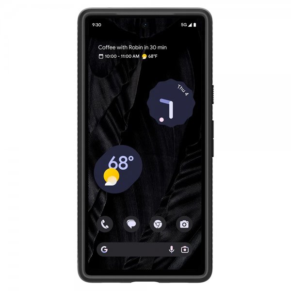 Spigen Google Pixel 7a Kuori Liquid Air Mattamusta