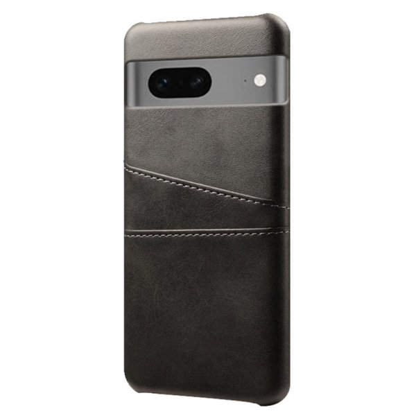 Google Pixel 7a -suojakuori, jossa kaksi korttipaikkaa, musta