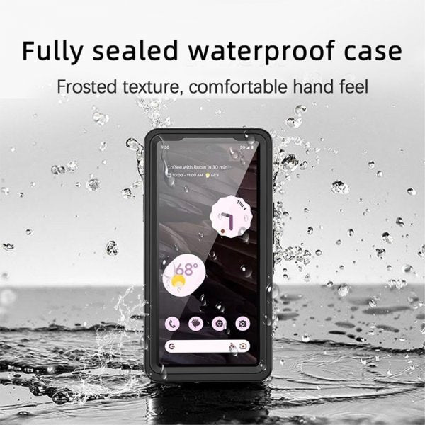 Redpepper Google Pixel 7a Vedenkestävä IP68 Suojakuori, musta