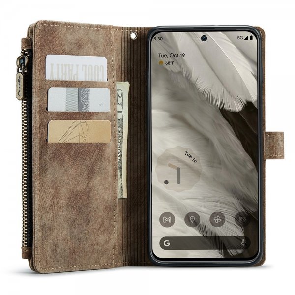 CaseMe Google Pixel 8 C30-sarjan ruskea kotelo