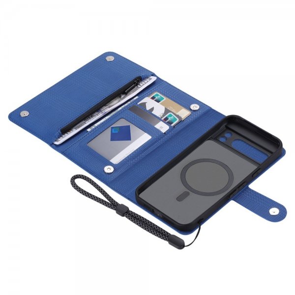 VILI Google Pixel 8 Pro -kotelo irrotettavalla kuorella GHB Series MagSafe Sininen