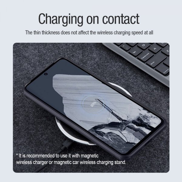 Nillkin Google Pixel 8 Pro Suojakuori Super Frosted Shield Pro MagSafe Musta