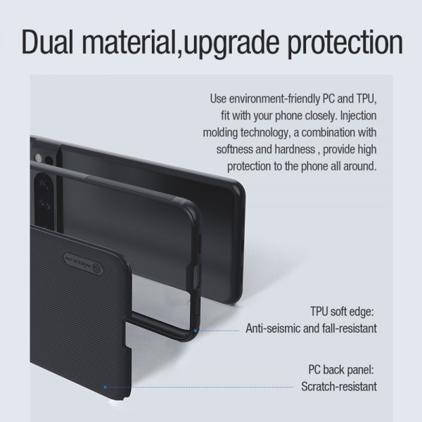 Nillkin Google Pixel 8 Pro Suojakuori Super Frosted Shield Pro MagSafe Musta