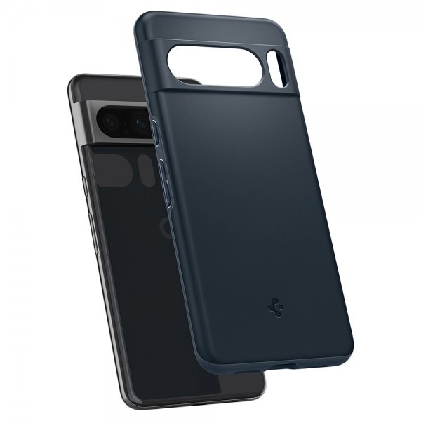 Spigen Google Pixel 8 Pro -kuori Thin Fit, Metal Slate