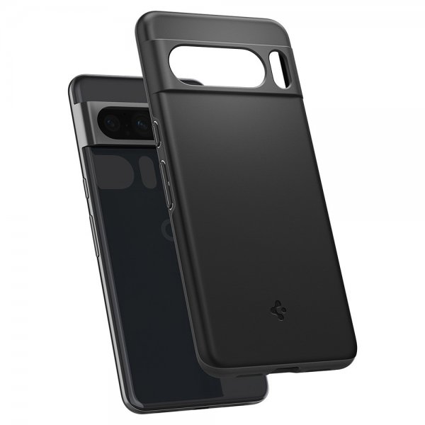 Spigen Google Pixel 8 Pro Thin Fit -suojakuori, musta