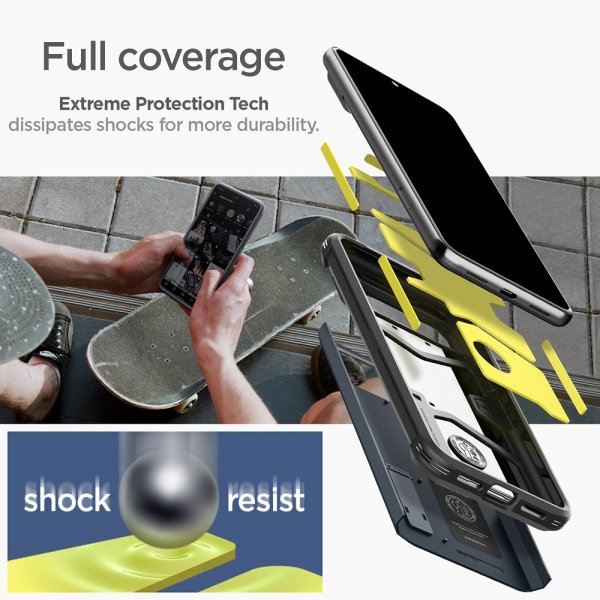 Spigen Google Pixel 8 Pro Suojakuori Tough Armor Metal Slate