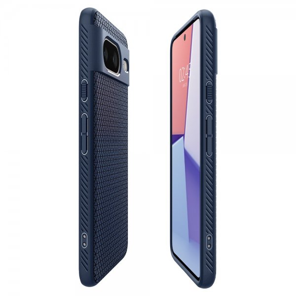 Spigen Google Pixel 8 -kuori, Liquid Air, tummansininen