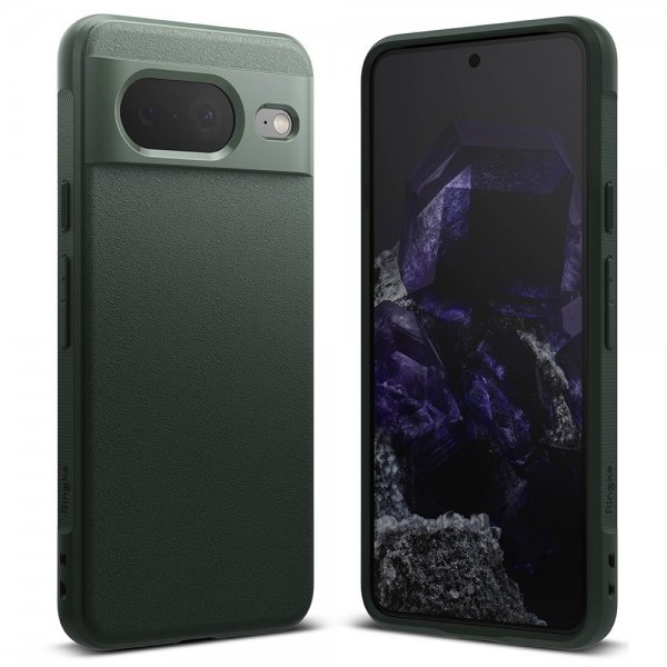 Ringke Google Pixel 8 -suojakuori Onyx Dark Green