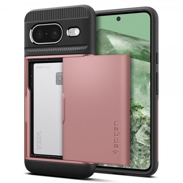Spigen Google Pixel 8 Slim Armor CS Rose Gold -suojakuori