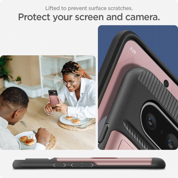 Spigen Google Pixel 8 Slim Armor CS Rose Gold -suojakuori