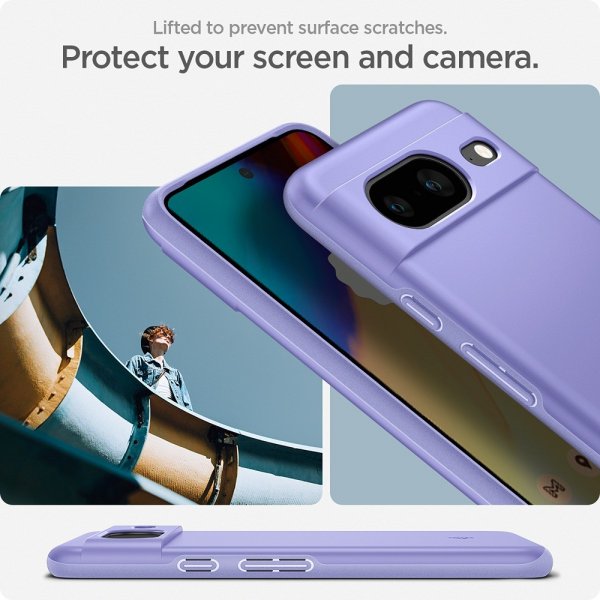 Spigen Google Pixel 8 Thin Fit -kuori, Awesome Violet