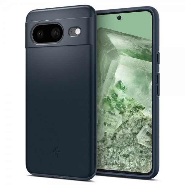 Spigen Google Pixel 8 -suojakuori Thin Fit Metal Slate