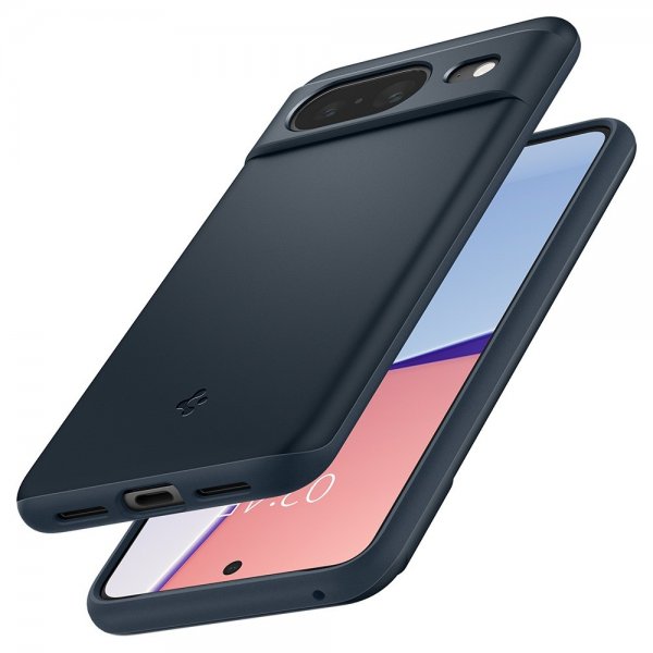 Spigen Google Pixel 8 -suojakuori Thin Fit Metal Slate
