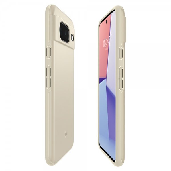 Spigen Google Pixel 8 Thin Fit -kuori, mykkä beige