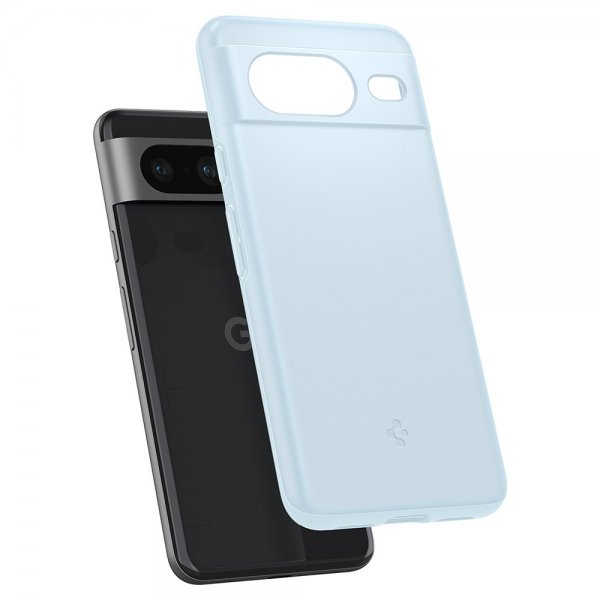 Spigen Google Pixel 8 Thin Fit -suojakuori, Mute Blue