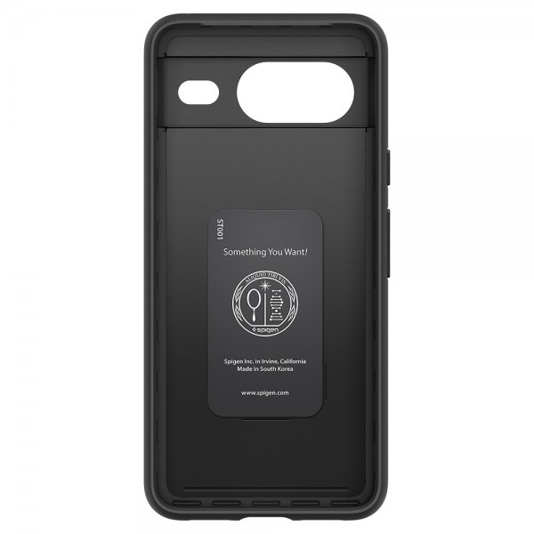 Spigen Google Pixel 8 Thin Fit -kuori, musta