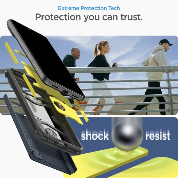 Spigen Google Pixel 8 -suojakuori Tough Armor Metal Slate