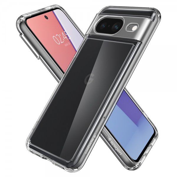 Spigen Google Pixel 8 Suojakuori Ultra Hybrid Crystal Clear