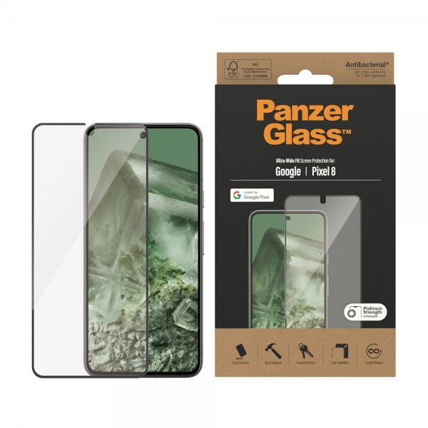 PanzerGlass Google Pixel 8 -näytönsuoja Ultra-Wide Fit