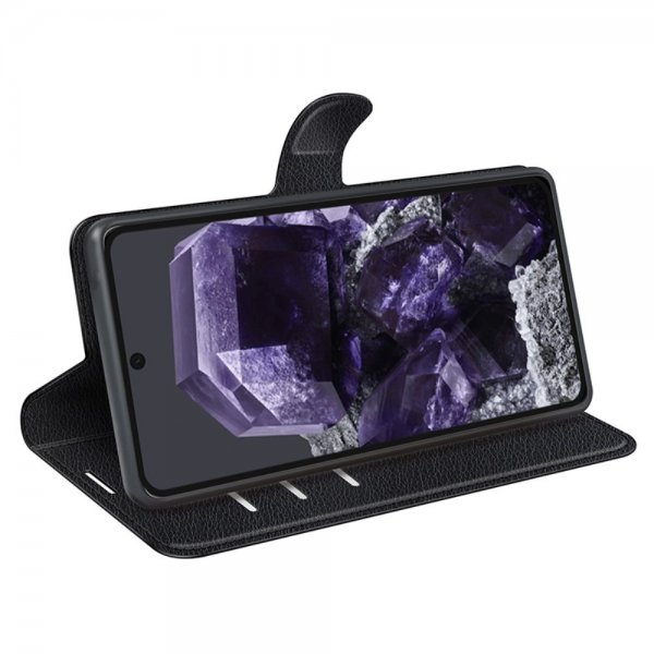 Google Pixel 8a Litsi musta suojakotelo
