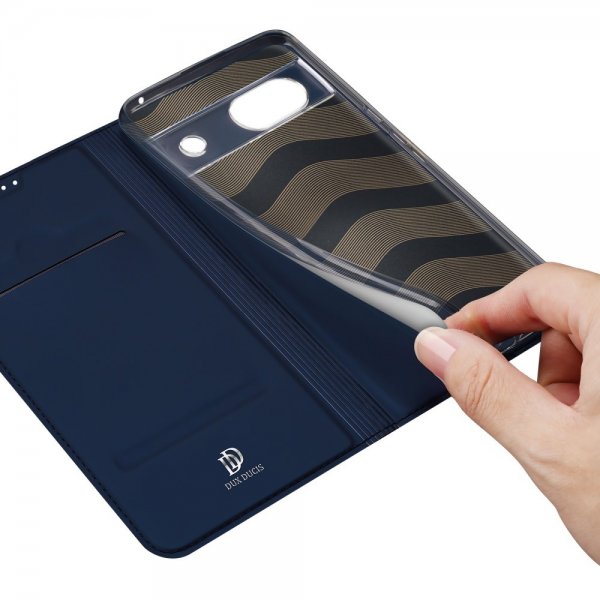 Dux Ducis Google Pixel 8a Fodral Skin Pro -sarja Sininen
