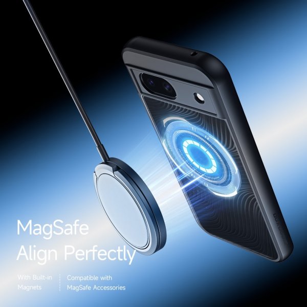 Dux Ducis Google Pixel 8a Suojakuori Aimo Series MagSafe Musta