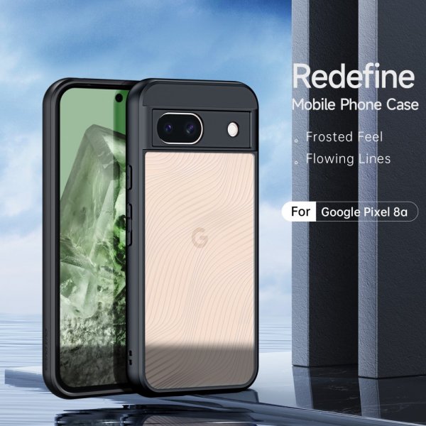 Dux Ducis Google Pixel 8a -kuori Aimo Series, musta