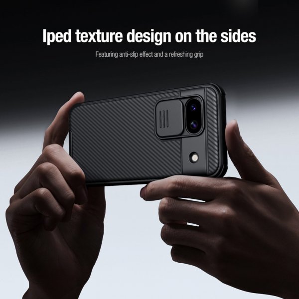 Nillkin Google Pixel 8a Suojakuori CamShield Pro Musta