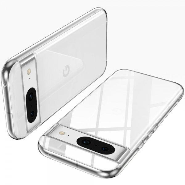 Nordic Covers Google Pixel 8a Suojakuori Feather Series Läpinäkyvä