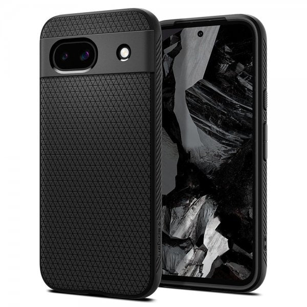 Spigen Google Pixel 8a Suojakuori Liquid Air Mattamusta