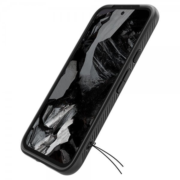 Spigen Google Pixel 8a Suojakuori Liquid Air Mattamusta