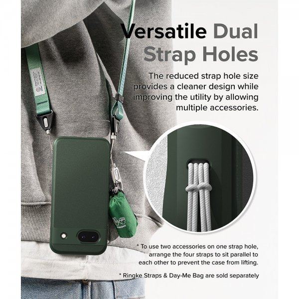 Ringke Google Pixel 8a Suojakuori Onyx Tummanvihreä