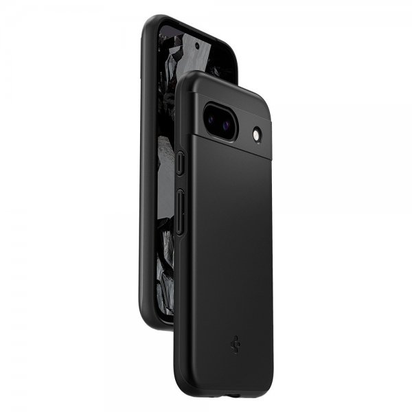 Spigen Google Pixel 8a Thin Fit -suojakuori, musta