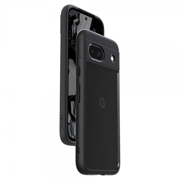 Spigen Google Pixel 8a Suojakuori Ultra Hybrid Mattamusta