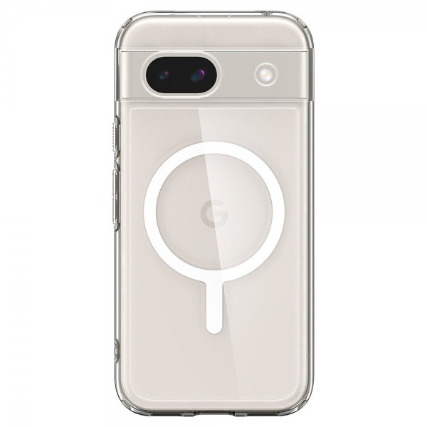 Spigen Google Pixel 8a Kuori Ultra Hybrid Metallirengas MagFit Valkoinen