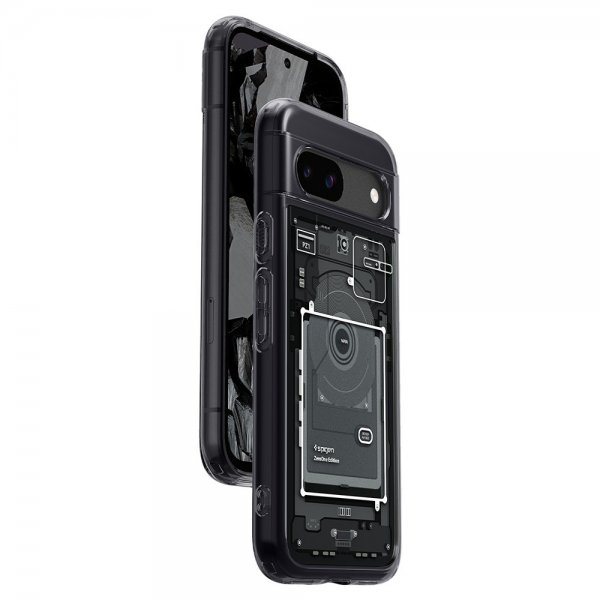 Spigen Google Pixel 8a Kuori Ultra Hybrid Zero One Musta