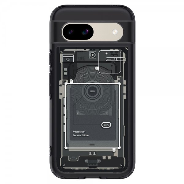 Spigen Google Pixel 8a Kuori Ultra Hybrid Zero One Musta