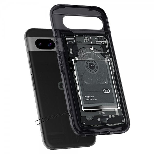 Spigen Google Pixel 8a Kuori Ultra Hybrid Zero One Musta