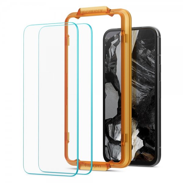 Spigen Google Pixel 8a Näytönsuoja GLAS.tR ALIGNmaster 2-pakkaus