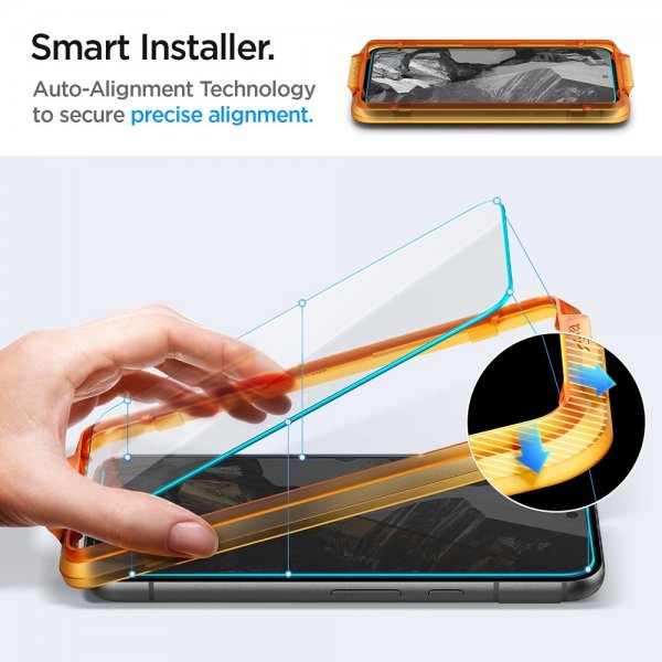 Spigen Google Pixel 8a Näytönsuoja GLAS.tR ALIGNmaster 2-pakkaus