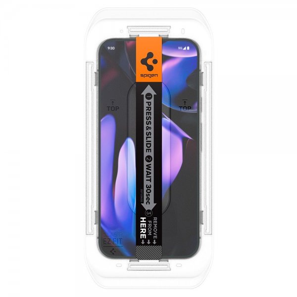 Spigen Google Pixel 9/9 Pro/Pixel 10/10 Pro Näytönsuoja GLAS.tR EZ Fit Privacy 2-pakkaus