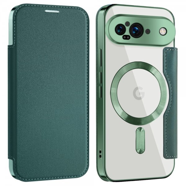 Google Pixel 9 -kuori, MagSafe, vihreä