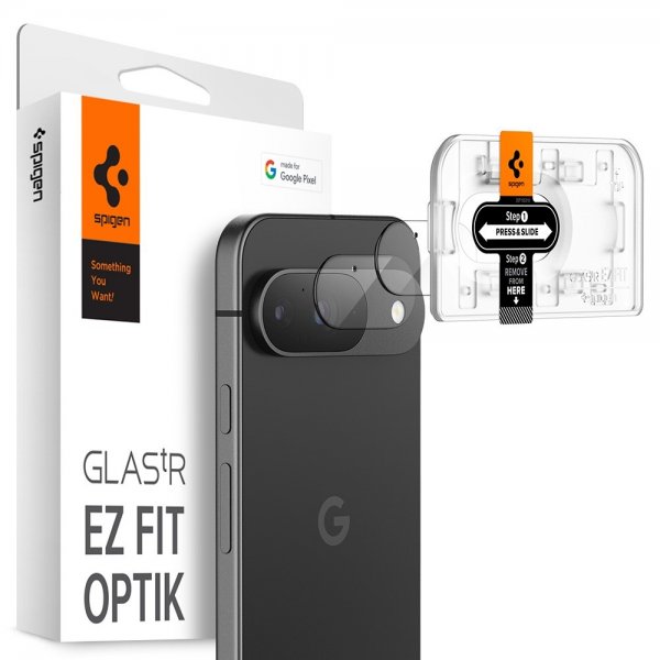 Spigen Google Pixel 9 -kameransuojalasi.tR EZ Fit Optik 2 kpl