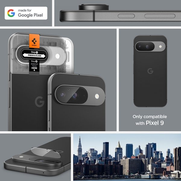 Spigen Google Pixel 9 -kameransuojalasi.tR EZ Fit Optik 2 kpl