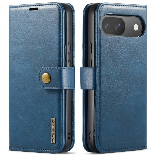 Dg.Ming Google Pixel 9/Pixel 9 Pro Suojakotelo irrotettavalla kuorella, sininen