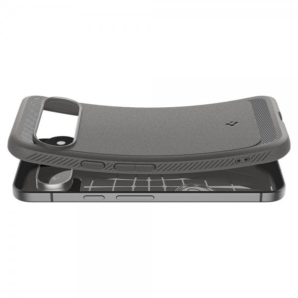 Spigen Google Pixel 9/Pixel 9 Pro Suojakuori Rugged Armor Marble Gray