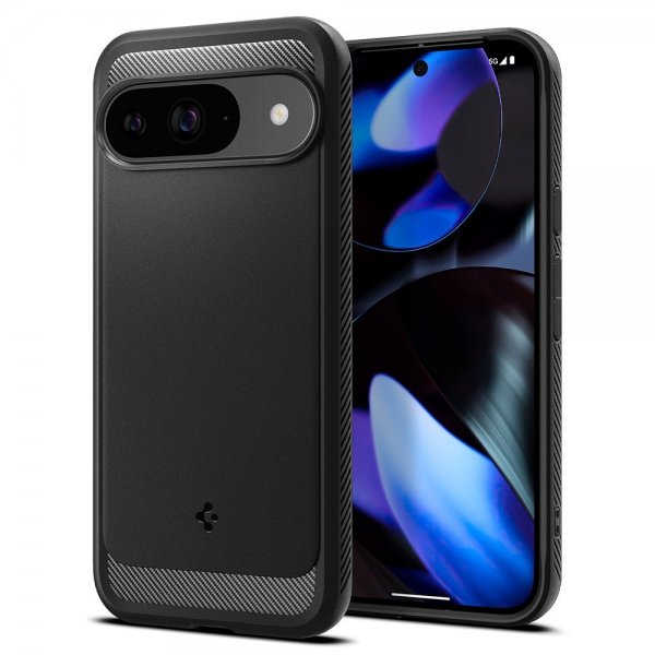 Spigen Google Pixel 9/Pixel 9 Pro Kuori Rugged Armor Mattamusta