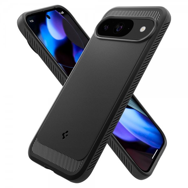 Spigen Google Pixel 9/Pixel 9 Pro Kuori Rugged Armor Mattamusta