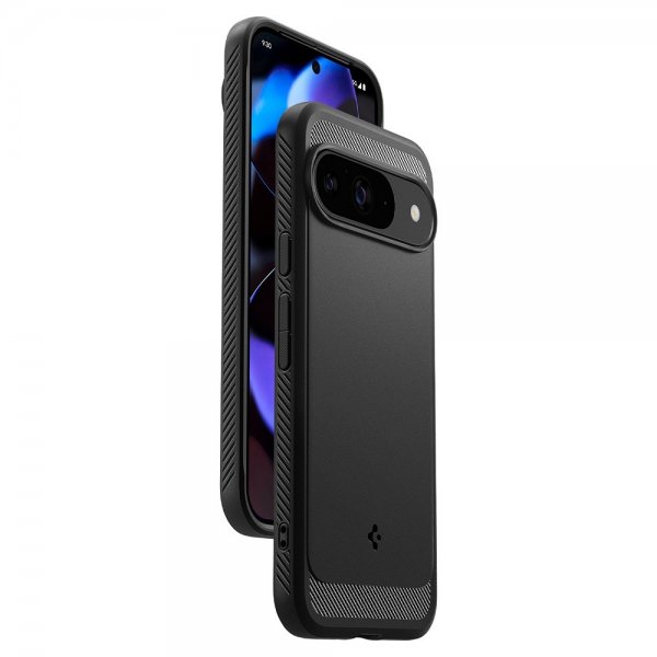 Spigen Google Pixel 9/Pixel 9 Pro Kuori Rugged Armor Mattamusta